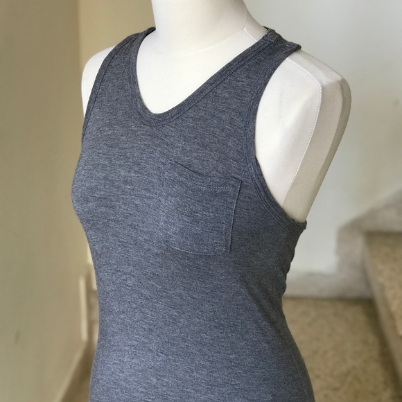 Alexander Wang Racerback Jersey Fitted Maxi Dress - Picture 7 of 12